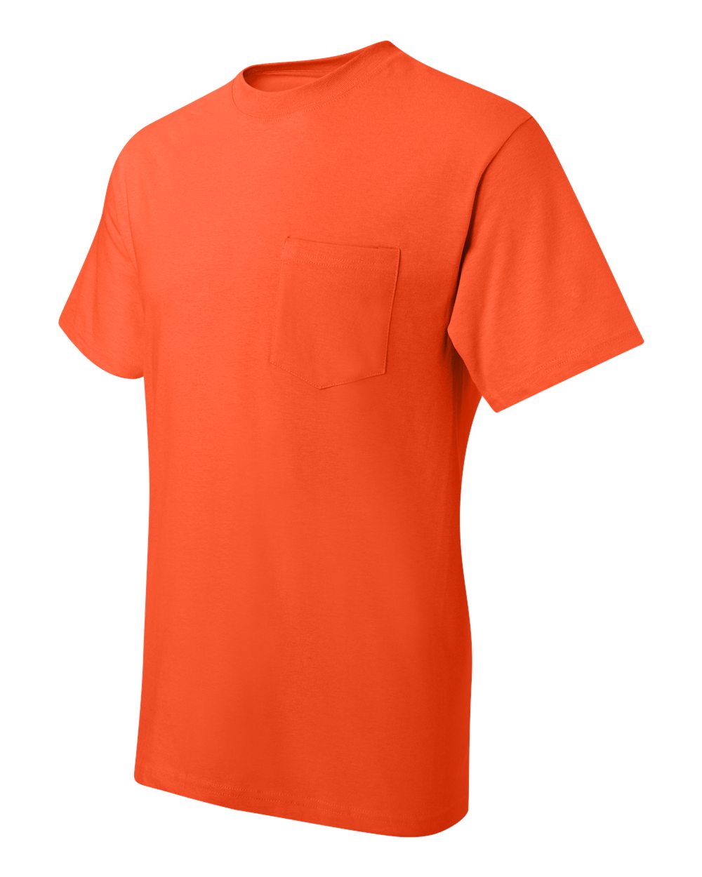 Orange Beefy-T® Pocket T-Shirt - 5190