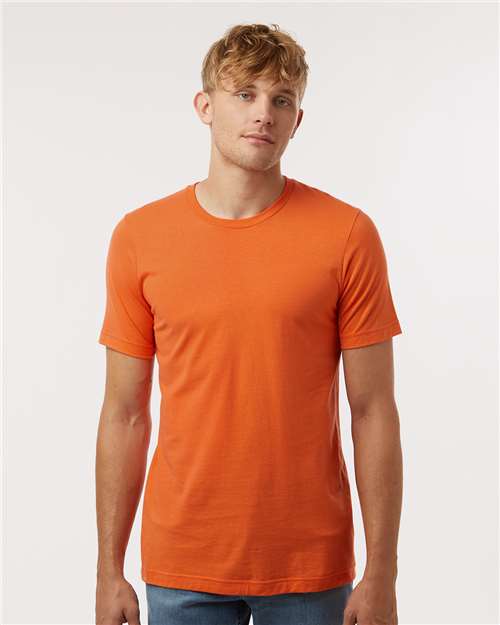 Orange Combed Cotton T-Shirt - 602