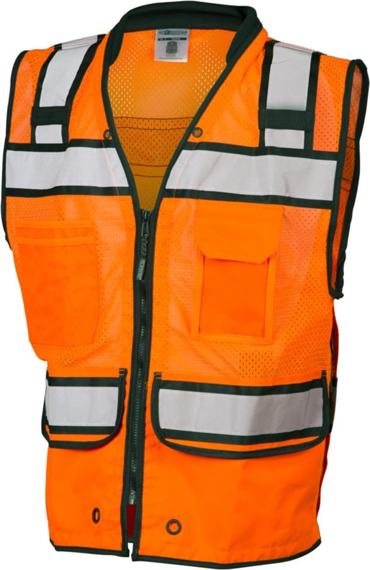 Orange High-Performance Surveyors Vest - S5004-5005