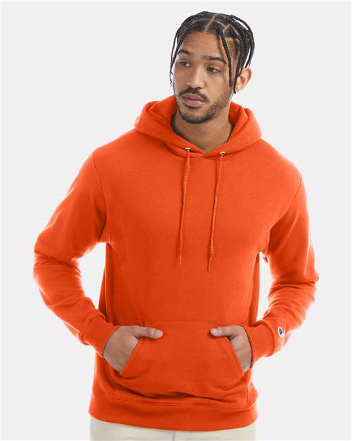 Orange Powerblend® Hooded Sweatshirt - S700