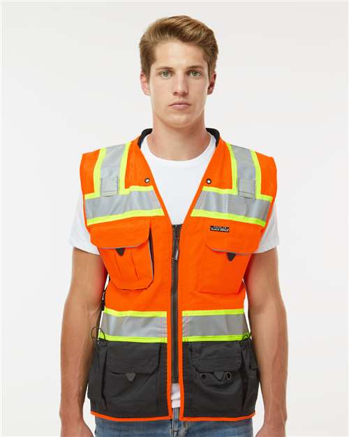 Orange Premium Black Series® Surveyors Vest - S5002-5003