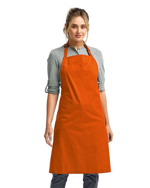 Orange Recycled Bib Apron - RP150