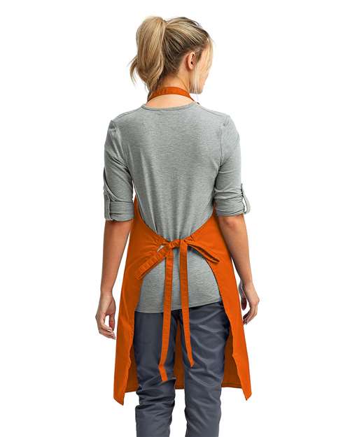 Orange Recycled Bib Apron - RP150