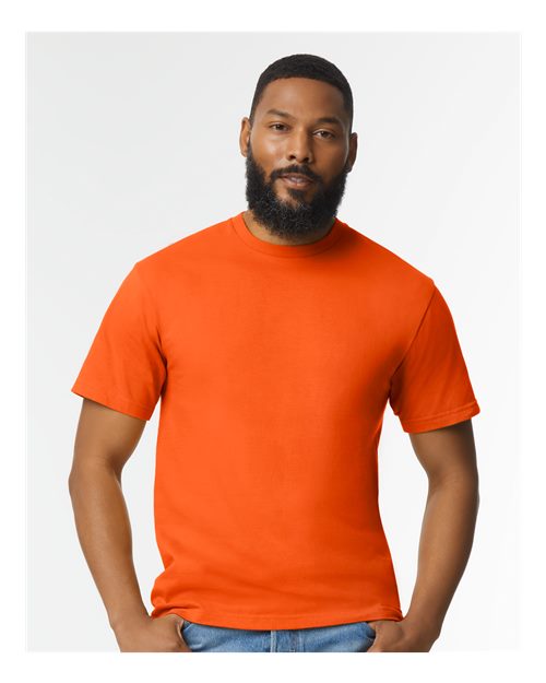 Orange Softstyle® Midweight T-Shirt - 65000
