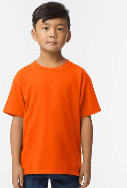 Orange Softstyle® Youth Midweight T-Shirt - 65000B