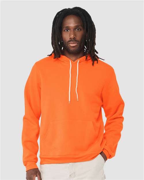Orange Sponge Fleece Hoodie - 3719