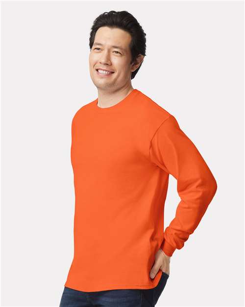 Orange Ultra Cotton® Long Sleeve T-Shirt - 2400