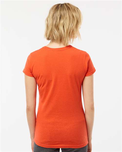 Orange Women's Fine Jersey Slim Fit T-Shirt - 213