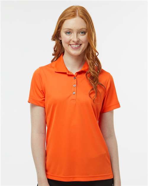 Orange Women's Saratoga Performance Mini Mesh Polo - 104