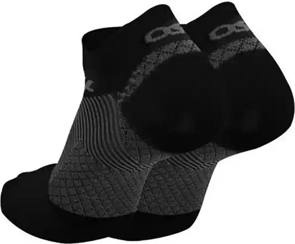 Os1st Fs4 Plantar Fasciitis no Show (1x) Socks - Black