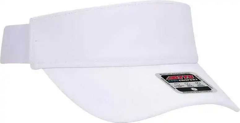 Otto 60-1276 Upf 50 Sun Visor - White - one Size Fits Most