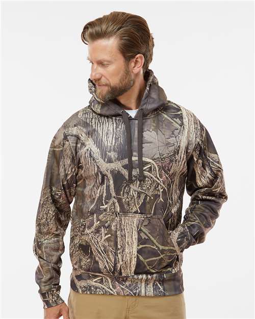 Outdoor Camo Polyester Tailgate Hooded Sweatshirt - 8615