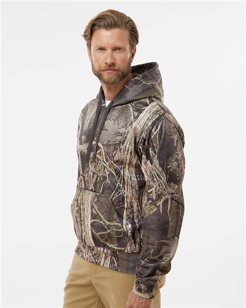 Outdoor Camo Polyester Tailgate Hooded Sweatshirt - 8615