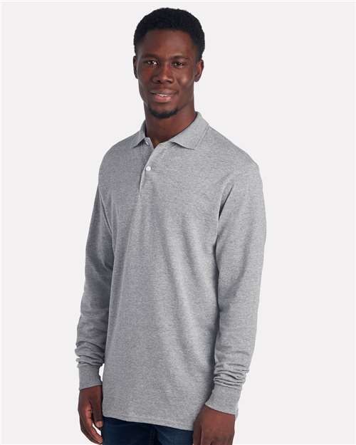 Oxford Dri-Power® Long Sleeve Polo - 437LR