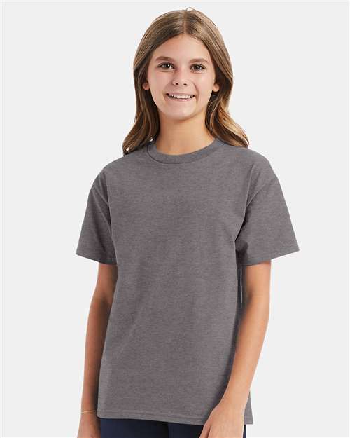 Oxford Grey Authentic Youth T-Shirt - 5450