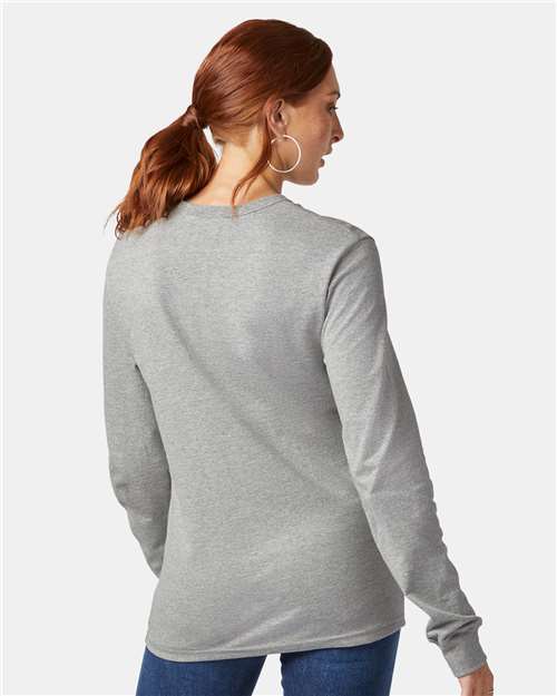 Oxford Grey Heritage Jersey Long Sleeve T-Shirt - T453