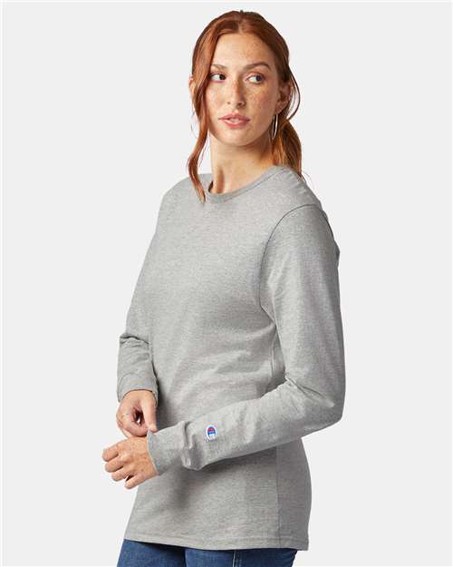 Oxford Grey Heritage Jersey Long Sleeve T-Shirt - T453