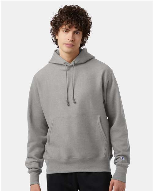 Oxford Grey Reverse Weave® Hooded Sweatshirt - S101