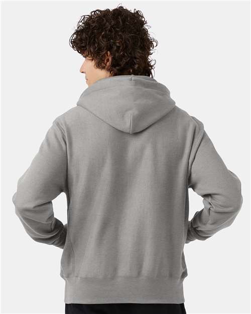 Oxford Grey Reverse Weave® Hooded Sweatshirt - S101