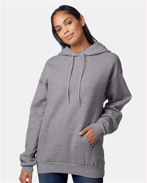 Oxford Grey Ultimate Cotton® Hooded Sweatshirt - F170