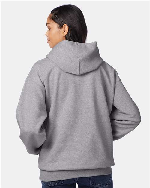 Oxford Grey Ultimate Cotton® Hooded Sweatshirt - F170