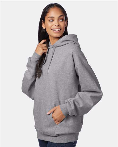 Oxford Grey Ultimate Cotton® Hooded Sweatshirt - F170