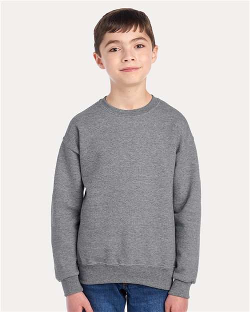 Oxford NuBlend® Youth Crewneck Sweatshirt - 562BR