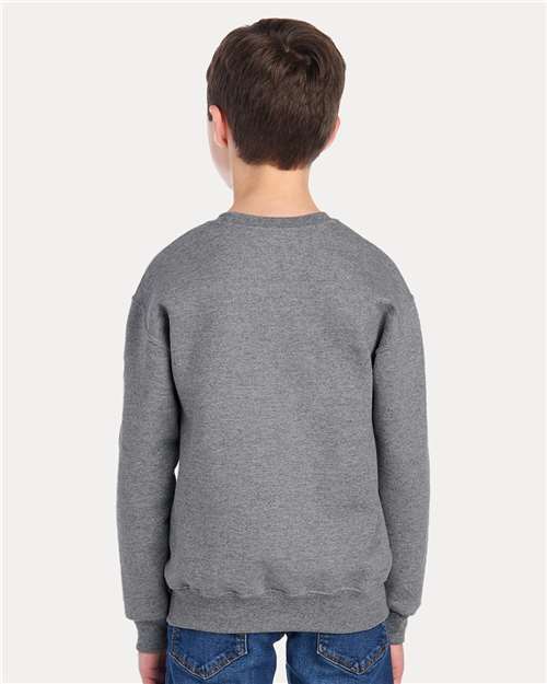 Oxford NuBlend® Youth Crewneck Sweatshirt - 562BR