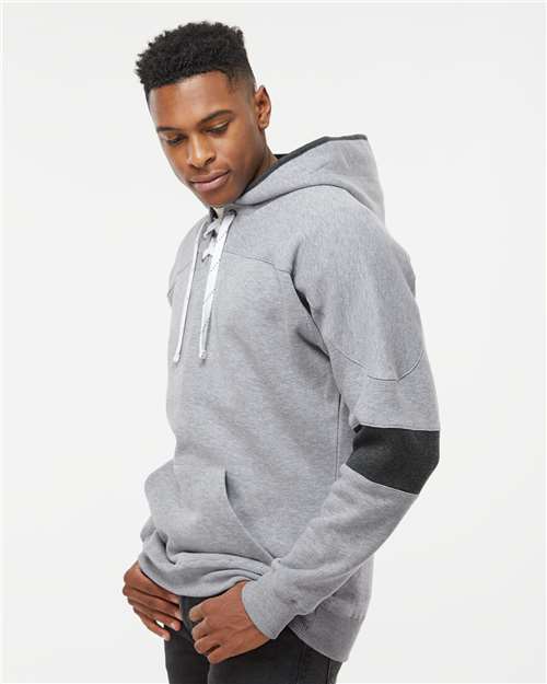Oxford Sport Lace Colorblocked Fleece Hooded Sweatshirt - 8832