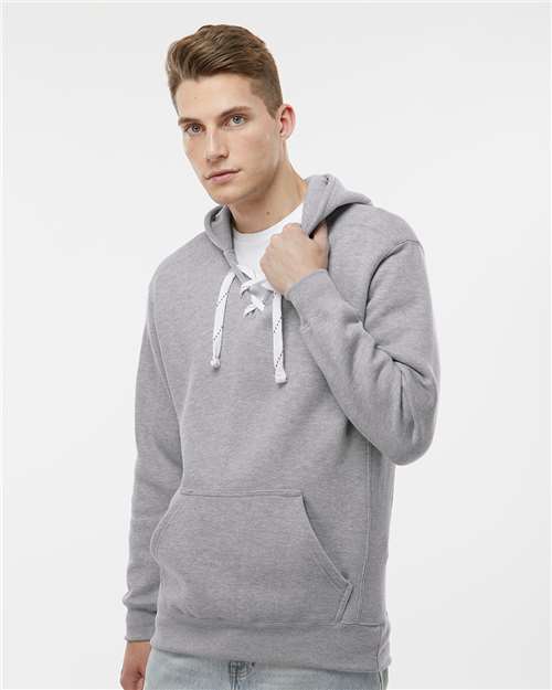 Oxford Sport Lace Hooded Sweatshirt - 8830