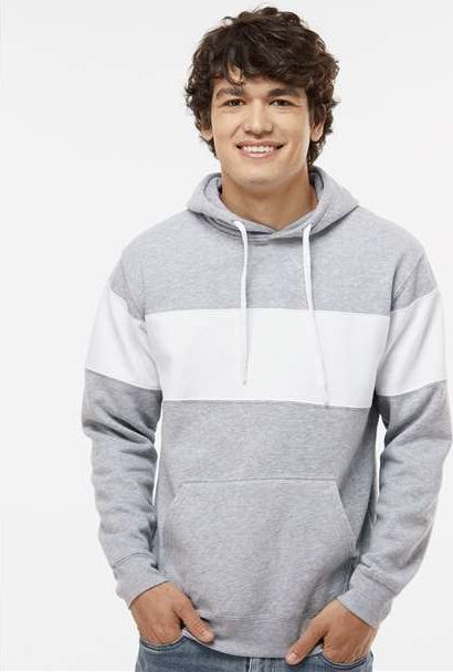 Oxford Varsity Fleece Colorblocked Hooded Sweatshirt - 8644