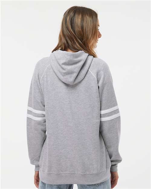Oxford Women's Varsity Fleece Piped Hooded Sweatshirt - 8645