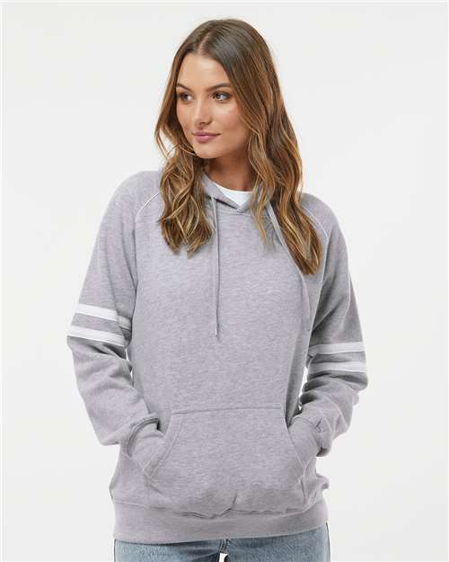 Oxford Women's Varsity Fleece Piped Hooded Sweatshirt - 8645