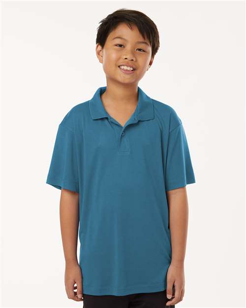 Pacific Blue Pro-Lock Youth Performance Polo - 41800Y