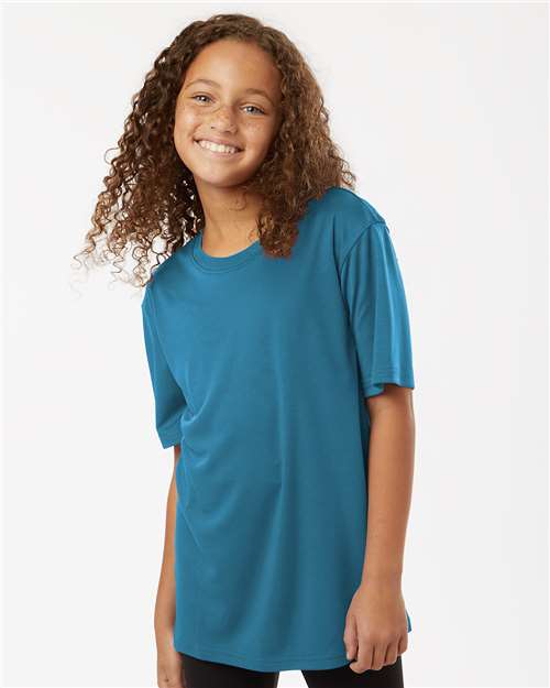 Pacific Blue Pro-Lock Youth Performance T-Shirt - 48000Y