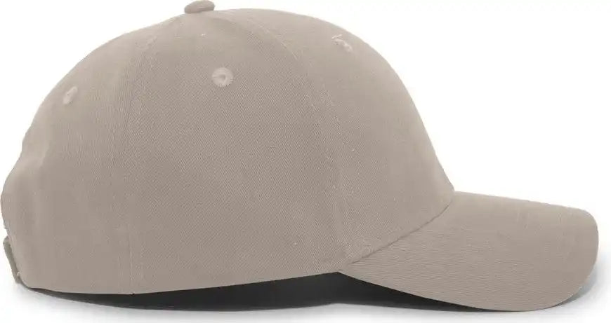Pacific Headwear 101c Brushed Cotton Hook-and-loop Cap - Khaki - 7’’ - 7 7/8’’
