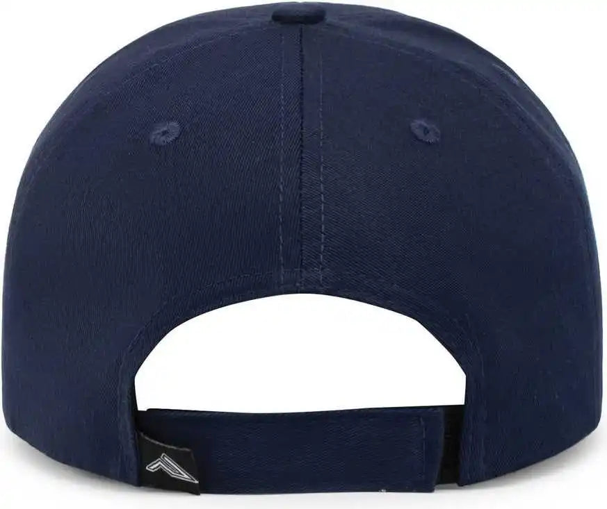 Pacific Headwear 101c Brushed Cotton Hook-and-loop Cap - Navy - 7’’ - 7 7/8’’
