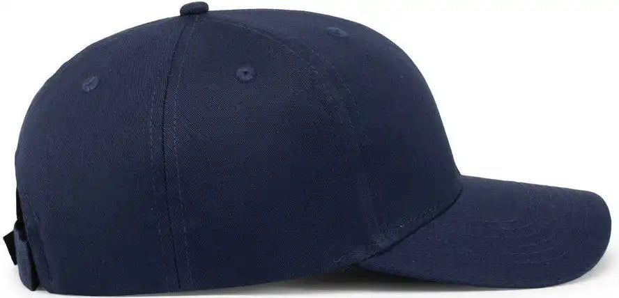 Pacific Headwear 101c Brushed Cotton Hook-and-loop Cap - Navy - 7’’ - 7 7/8’’