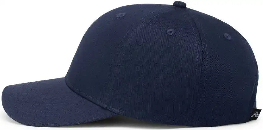 Pacific Headwear 101c Brushed Cotton Hook-and-loop Cap - Navy - 7’’ - 7 7/8’’
