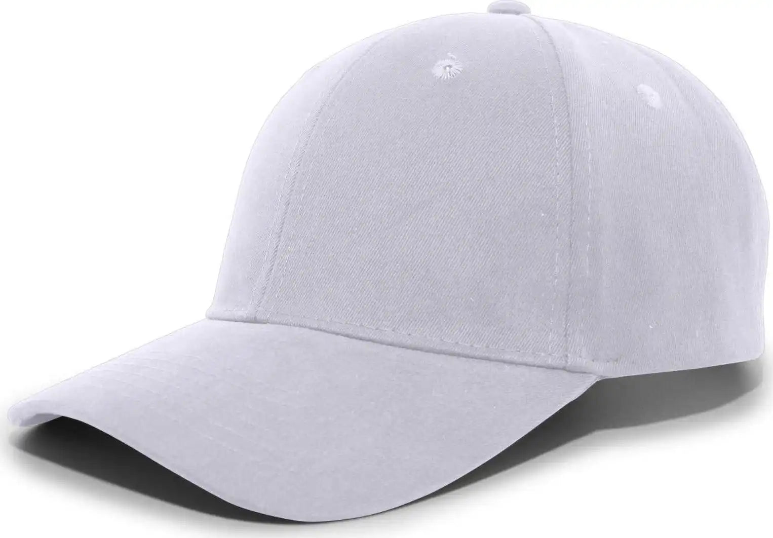 Pacific Headwear 101c Brushed Cotton Hook-and-loop Cap - Silver - Light Gray / 7’’ - 7 7/8’’