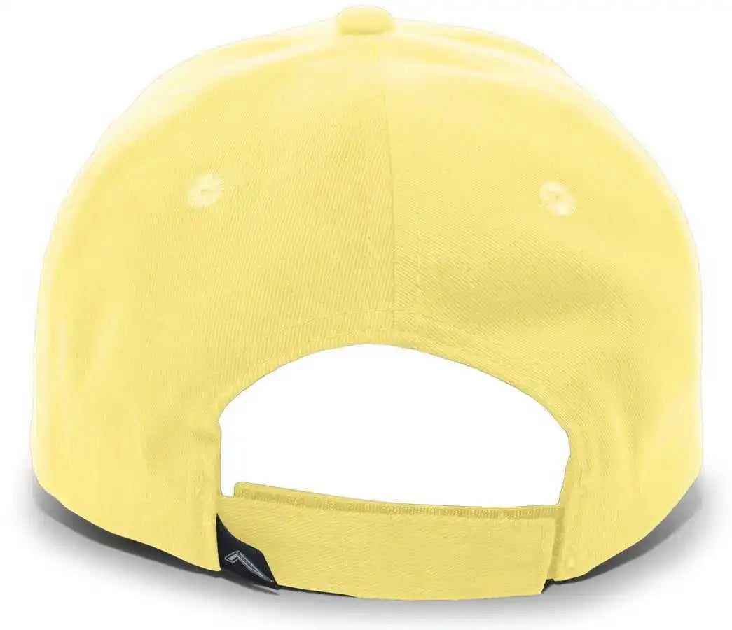 Pacific Headwear 101c Brushed Cotton Hook-and-loop Cap - Yellow - 7’’ - 7 7/8’’