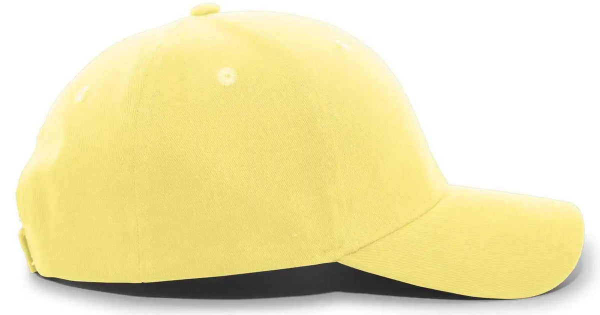 Pacific Headwear 101c Brushed Cotton Hook-and-loop Cap - Yellow - 7’’ - 7 7/8’’