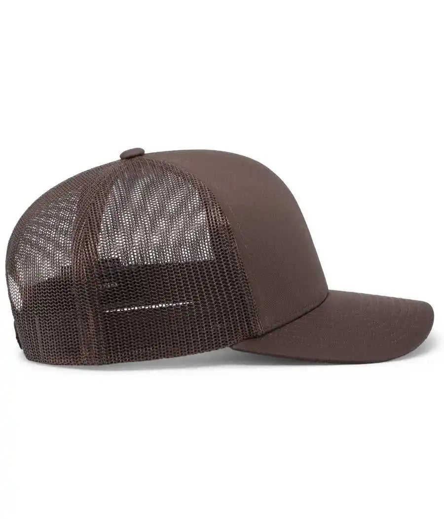 Pacific Headwear 104c Trucker Snapback Cap - Brown - 7’’ - 7 7/8’’