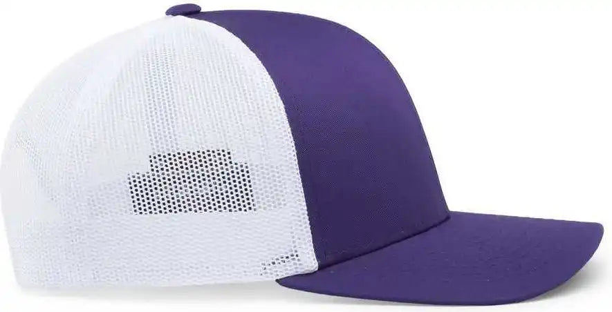 Pacific Headwear 104c Trucker Snapback Cap - Purple White - 7’’ - 7 7/8’’