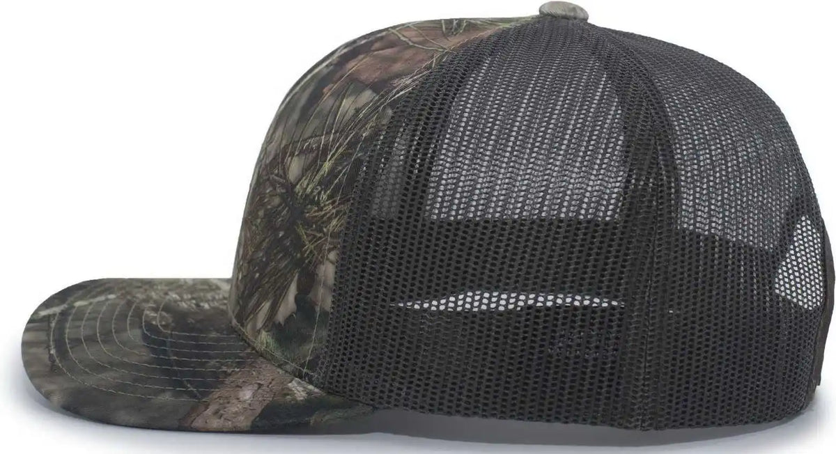 Pacific Headwear 108c Camo Trucker Snapback Cap - Break-up Country Chocolate - Mossy Oak / 7’’ - 7 7/8’’