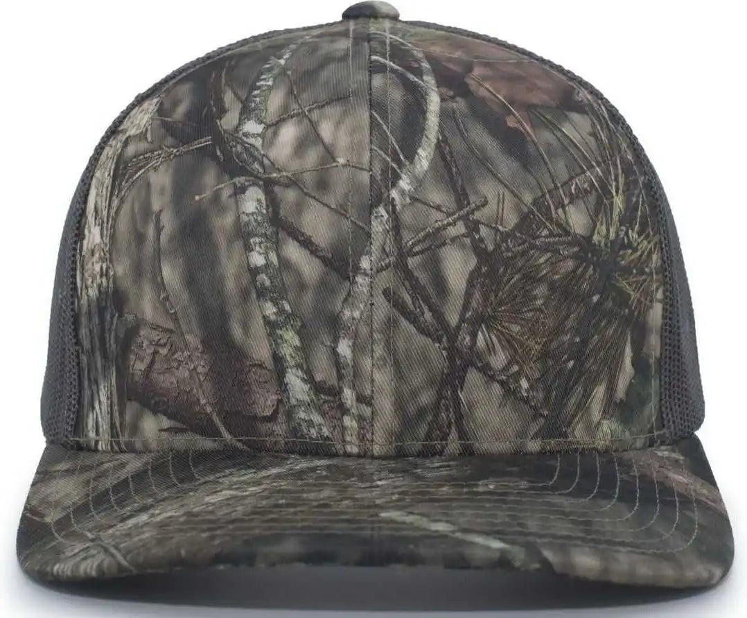 Pacific Headwear 108c Camo Trucker Snapback Cap - Break-up Country Chocolate - Mossy Oak / 7’’ - 7 7/8’’