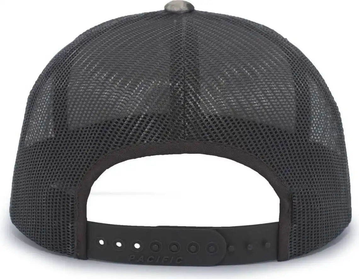 Pacific Headwear 108c Camo Trucker Snapback Cap - Break-up Country Chocolate - Mossy Oak / 7’’ - 7 7/8’’