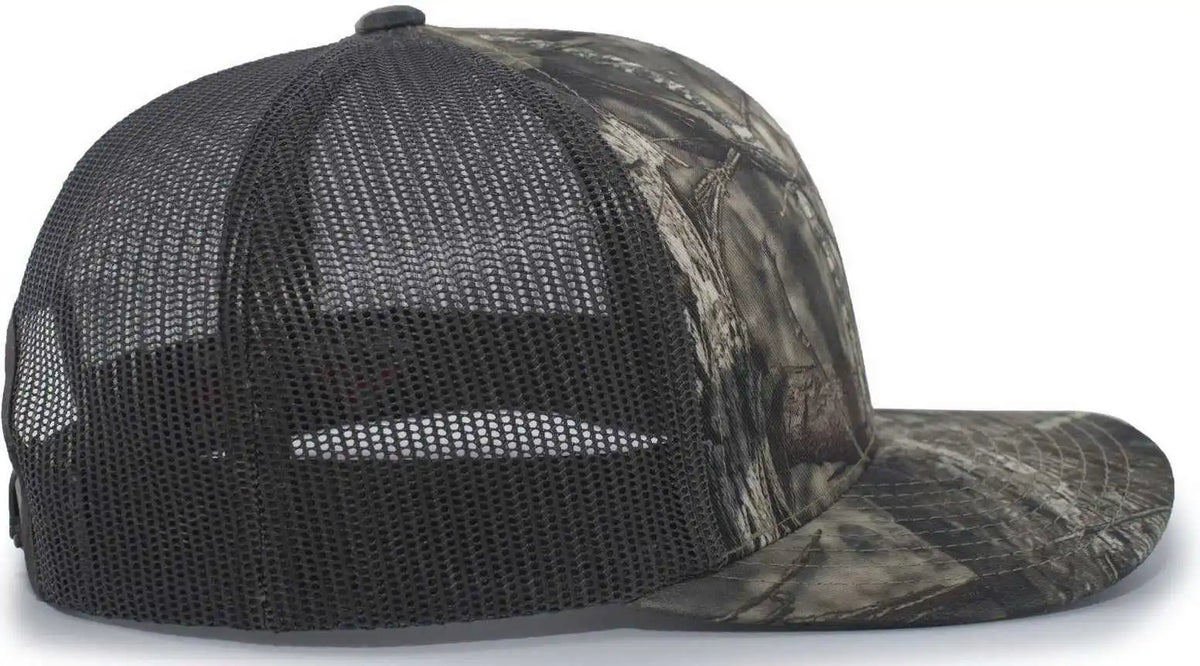 Pacific Headwear 108c Camo Trucker Snapback Cap - Break-up Country Chocolate - Mossy Oak / 7’’ - 7 7/8’’