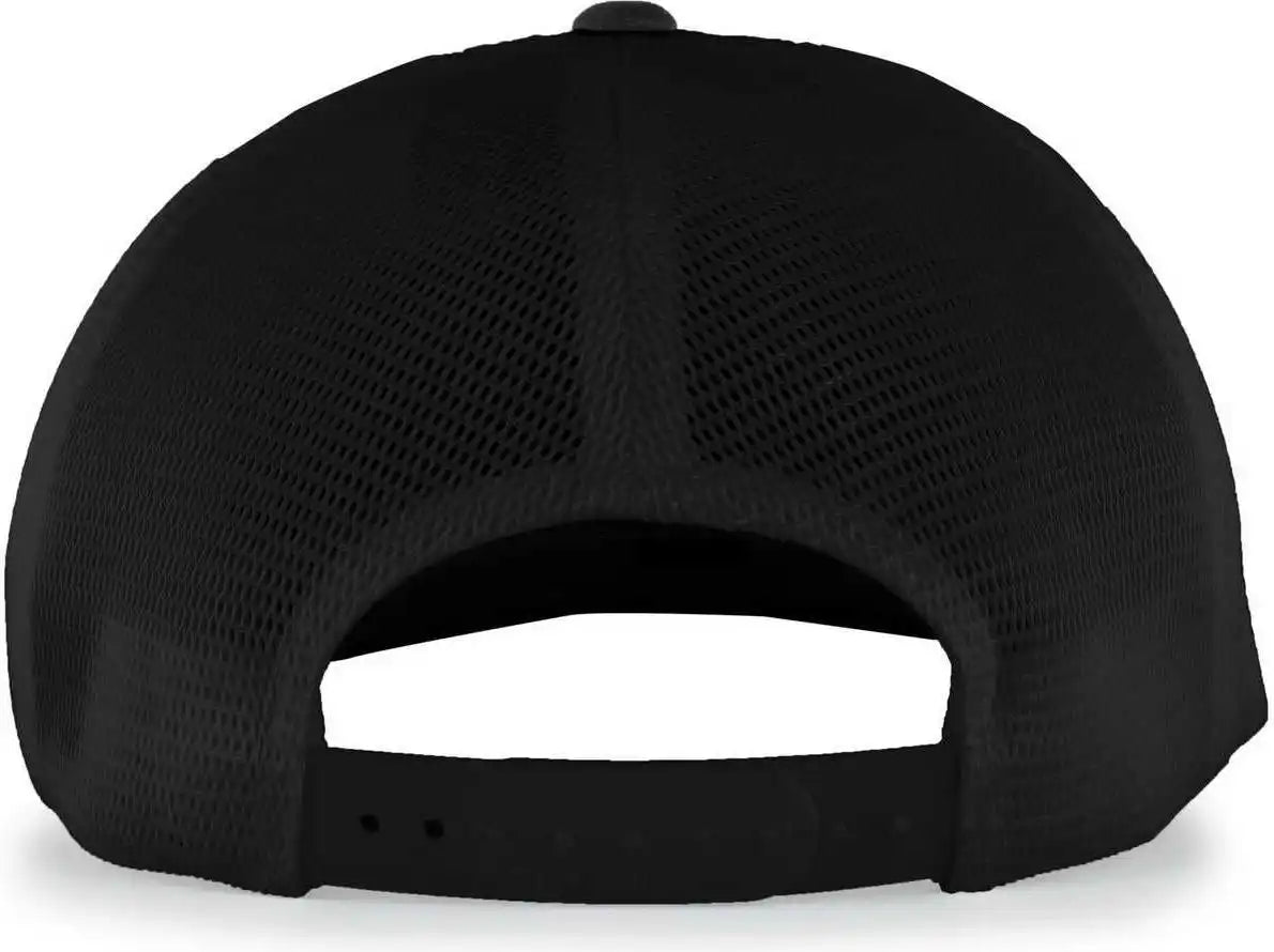 Pacific Headwear 110f Trucker Flexfit Snapback Cap - Black - 7’’ - 7 7/8’’