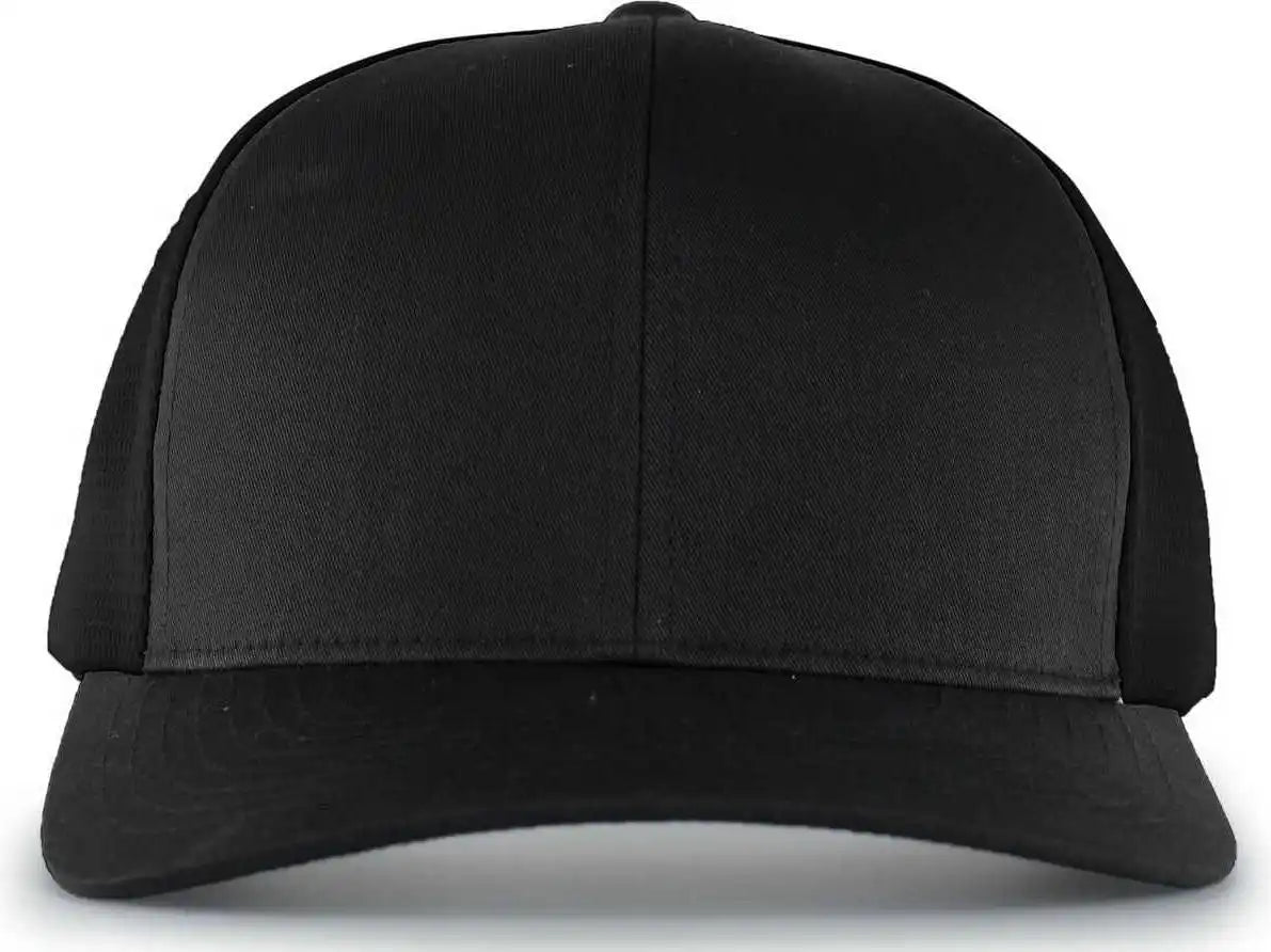 Pacific Headwear 110f Trucker Flexfit Snapback Cap - Black - 7’’ - 7 7/8’’